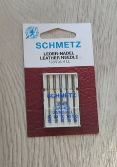 Ace Schmetz pentru cusut piele la  masina casnica nr.80,90.100