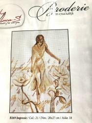 Broderie in cruciulita - Impresie cod B 269