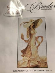 Broderie in cruciulita - Plimbare cod B 267