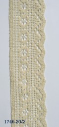 DANTELA BANDA DIN BUMBAC cod 1746-20/2 natur