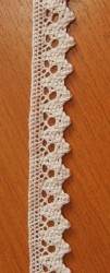DANTELA BANDA DIN BUMBAC cod 1495-20/3 natur