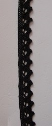 DANTELA BANDA DIN BUMBAC Cod 1495-20/3 negru