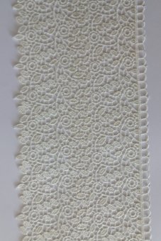 Dantela banda sintetica latime 11 cm / crem