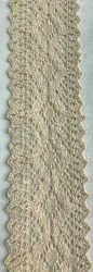 DANTELA BANDA DIN BUMBAC cod  1693- 20/3 ocru