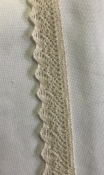 DANTELA BANDA DIN BUMBAC cod 1904-20/2 natur