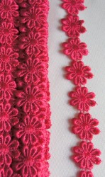 Dantela banda flori mari