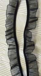 Elastic cu organza