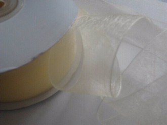 Panglica organza 25 mm