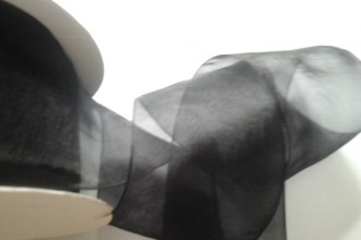 Panglica organza 40 mm
