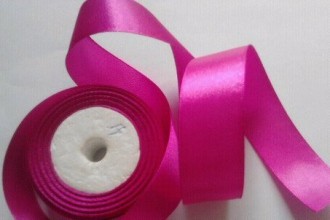 Panglica saten 25 mm/ 5 m