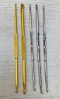 Set 5 bucati crosete cu doua capete